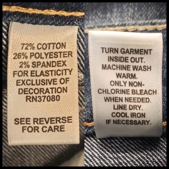 NWOT C Est. 1946 Denim Distressed Jeans - Picture 9 of 9